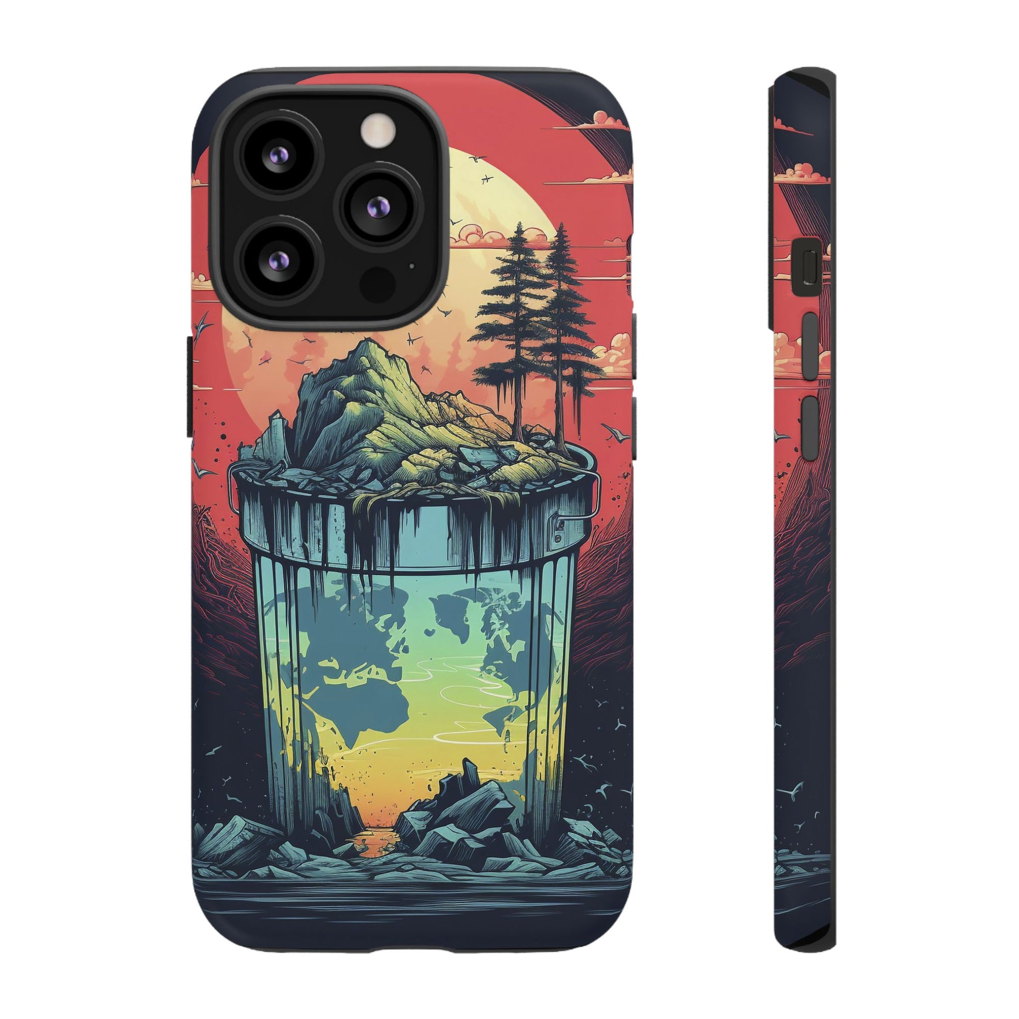 Vibrant Nature-Themed Phone Case, Tough Cases for Adventurers, Eco-Friendly, Trendy Phone Accessory, Great Gift for Nature Lovers