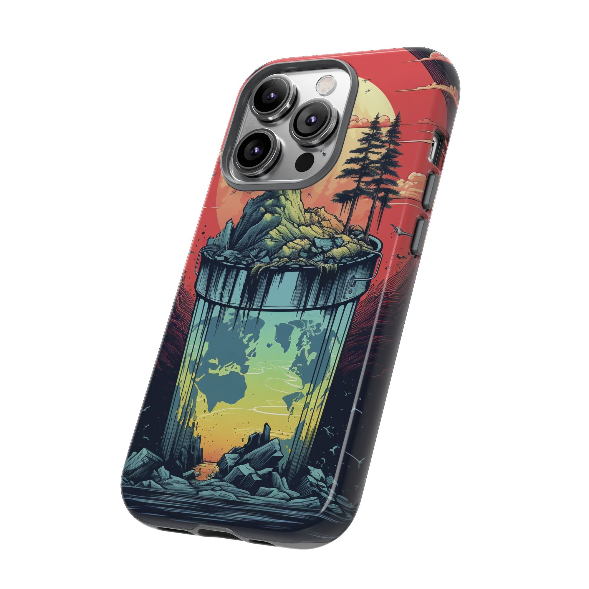 Vibrant Nature-Themed Phone Case, Tough Cases for Adventurers, Eco-Friendly, Trendy Phone Accessory, Great Gift for Nature Lovers