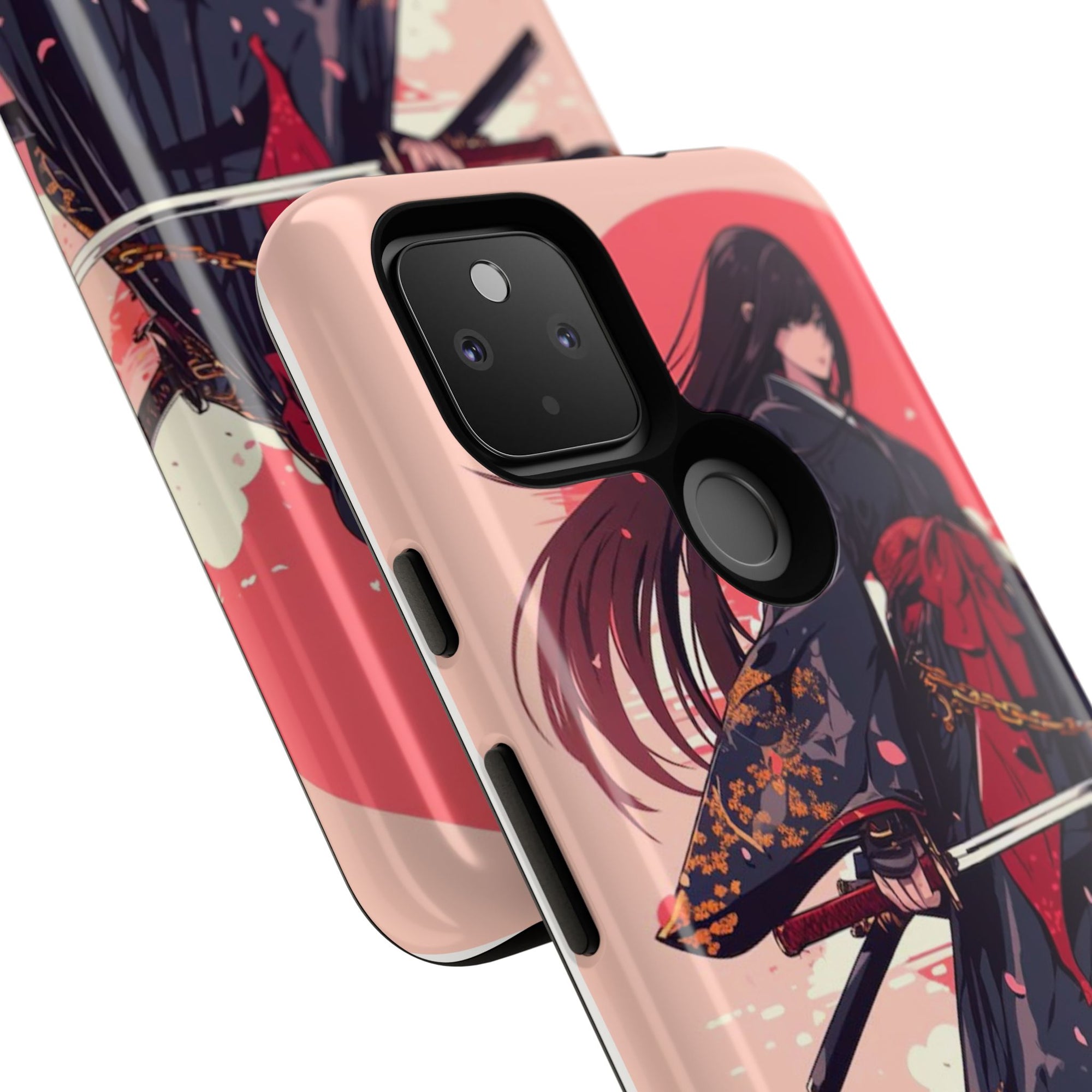 Stylish Phone Case with Warrior Design, Tough Phone Cover for Anime Lovers, Gift for Gamers, Cute Phone Accessories, Unique Tech Gifts