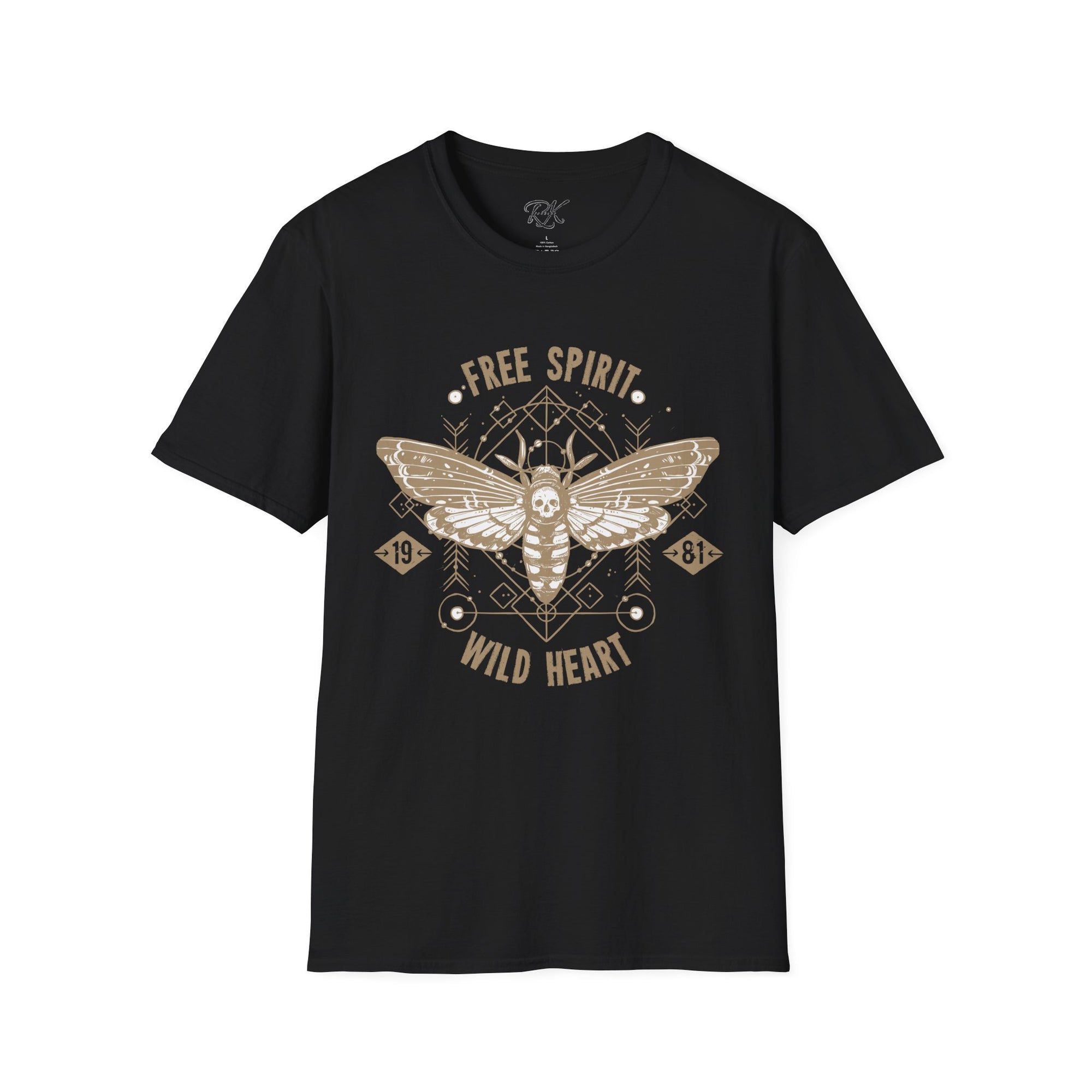 Free Spirit Wild Heart Unisex T-Shirt, Boho Graphic Tee, Nature Lover Shirt, Gift for Adventurers, Casual Wear, Everyday Comfort
