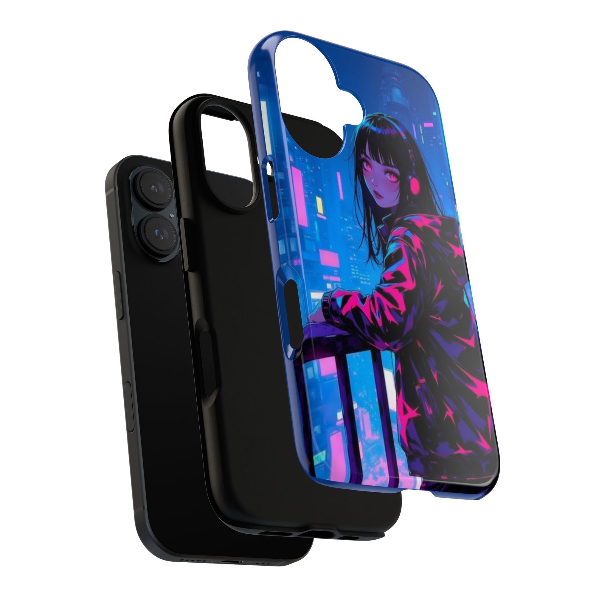 Futuristic Phone Case, Cyberpunk Aesthetic, Tough Phone Cover, Urban Style, Gift for Tech Lovers, Unique Phone Accessories, Streetwear [...]
