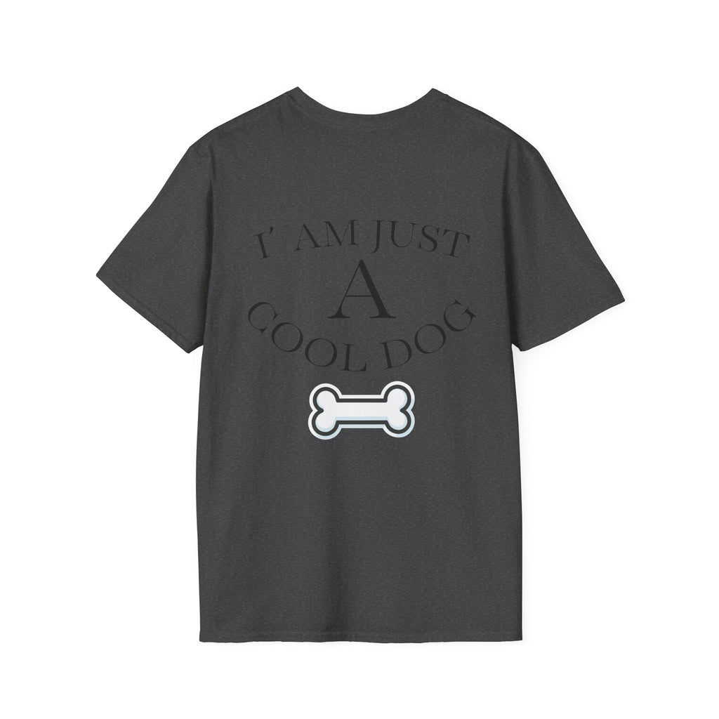 Cool Dog Graphic Tee | Unisex Softstyle T-Shirt, Funny Pet Lover Gift, Dog Dad Shirt, Casual Wear, Gift for Animal Lovers
