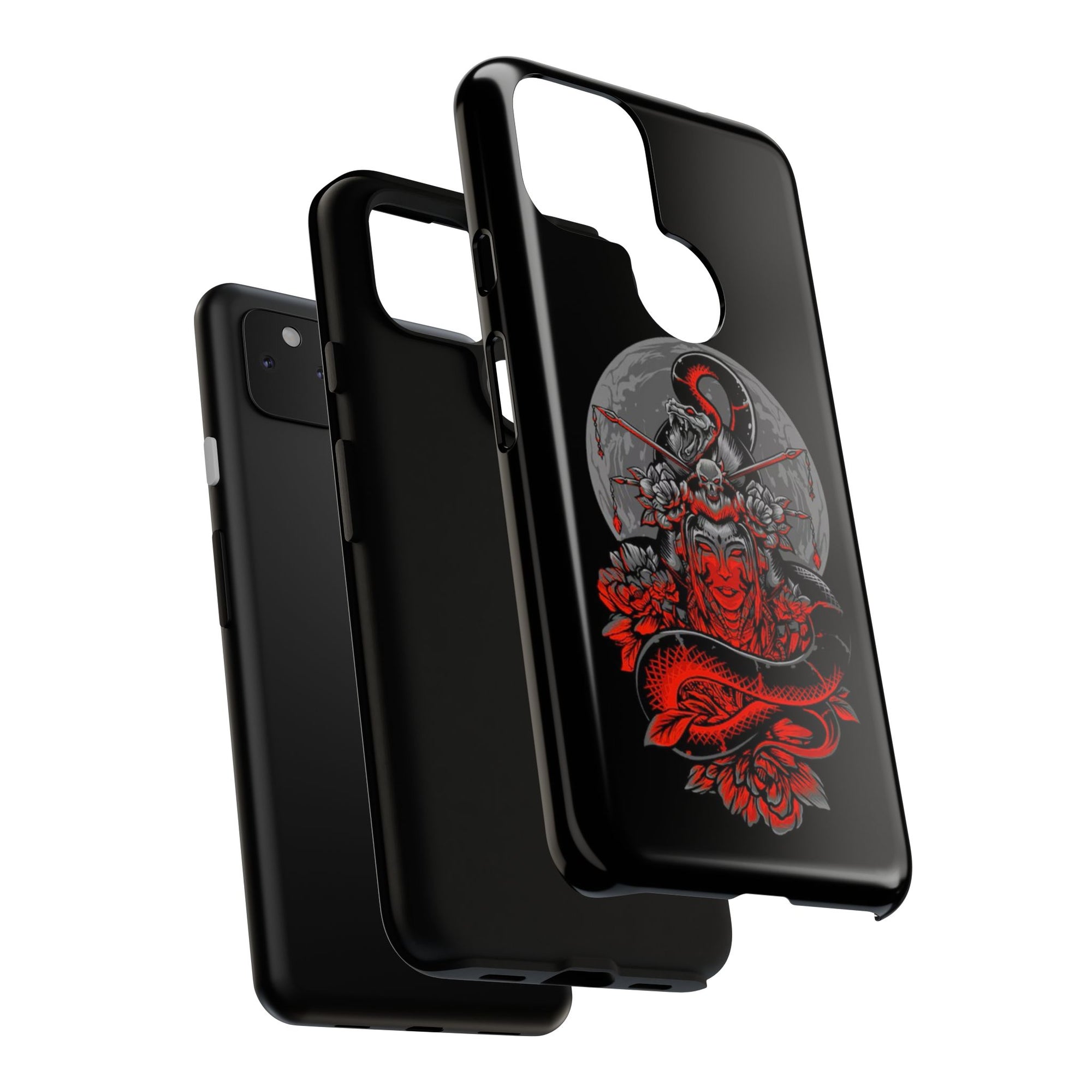 Tough Cases for iPhone, Dragon & Warrior Design, Durable Phone Protection, Perfect Gift for Tech Lovers, Unique Gifting