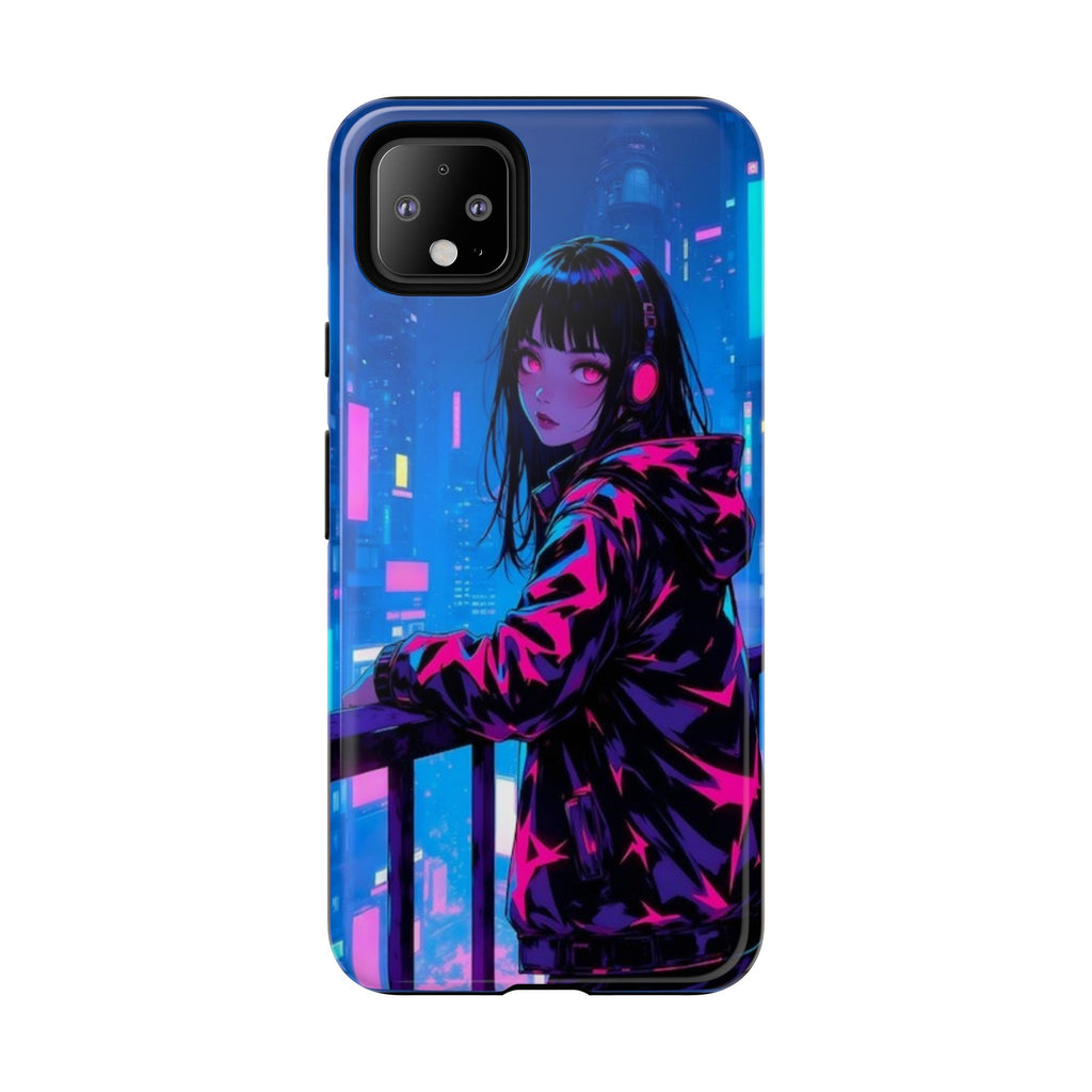 Futuristic Phone Case, Cyberpunk Aesthetic, Tough Phone Cover, Urban Style, Gift for Tech Lovers, Unique Phone Accessories, Streetwear [...]