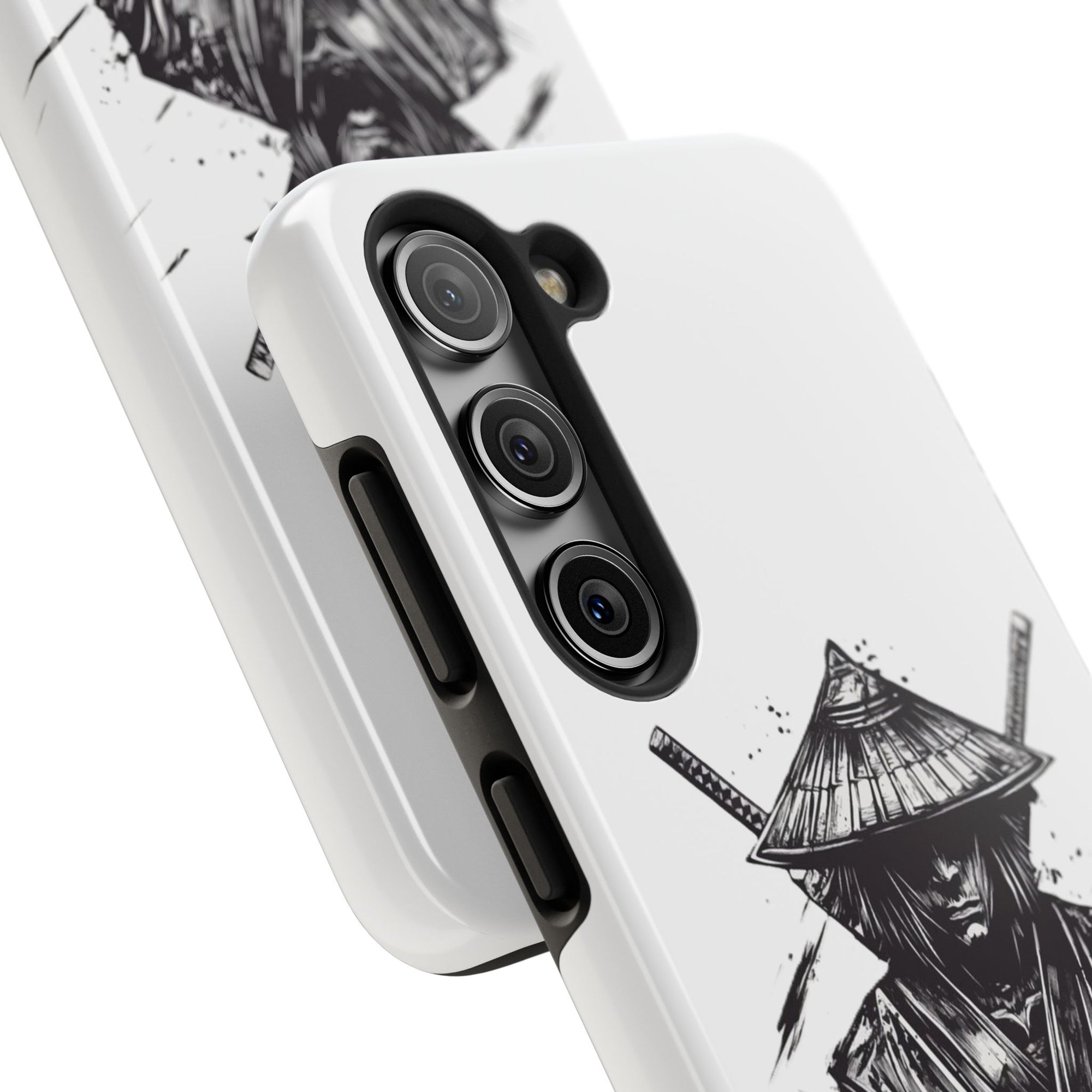 Samurai Tough Phone Cases, Rugged Smartphone Accessories, Durable Covers for Men, Unique Gifts for Him, Japanese Warrior Design