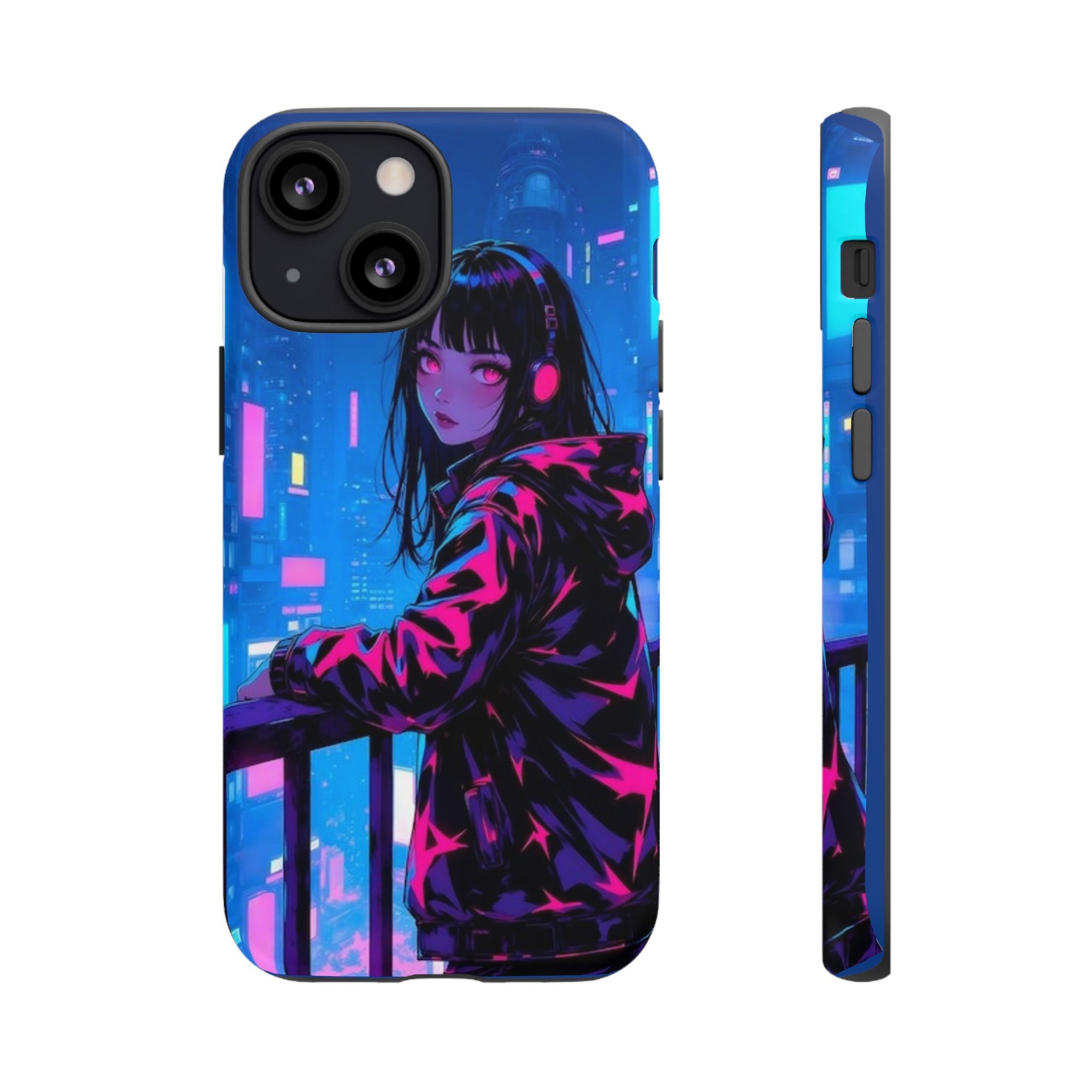 Futuristic Phone Case, Cyberpunk Aesthetic, Tough Phone Cover, Urban Style, Gift for Tech Lovers, Unique Phone Accessories, Streetwear [...]