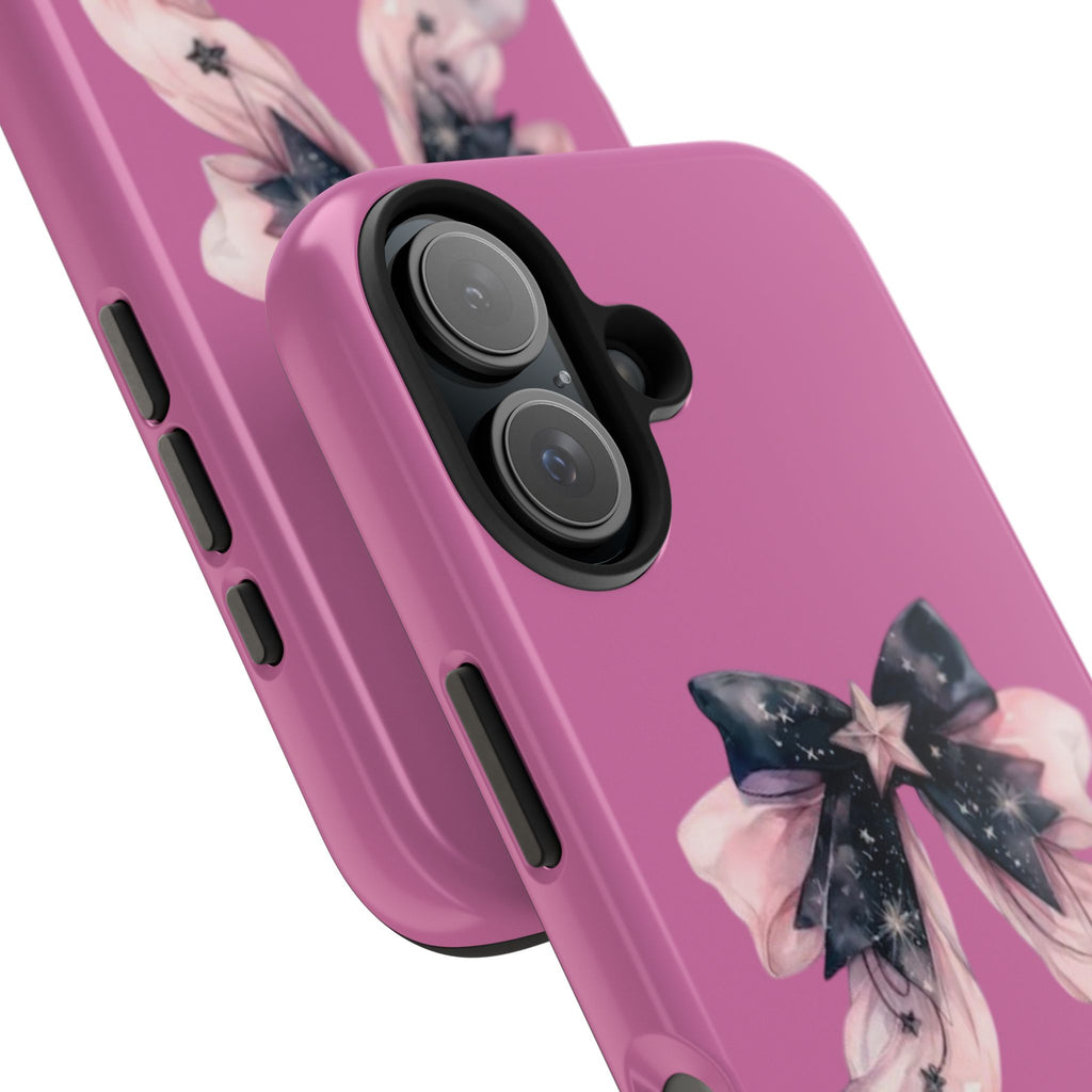 Pink Ribbon Tough Phone Cases, Galaxy Phone Covers, Chic Phone Protection, Ideal Gift for Her, Stylish Tech Accessories