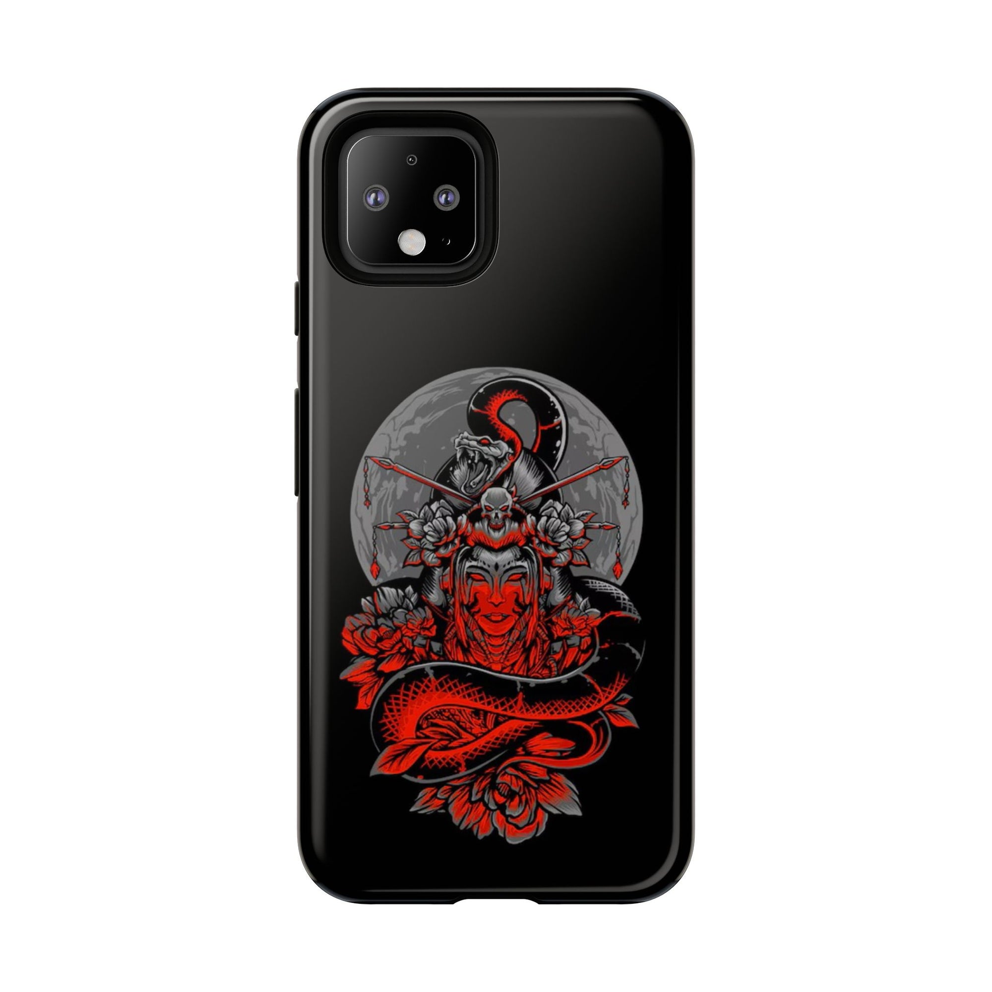 Tough Cases for iPhone, Dragon & Warrior Design, Durable Phone Protection, Perfect Gift for Tech Lovers, Unique Gifting