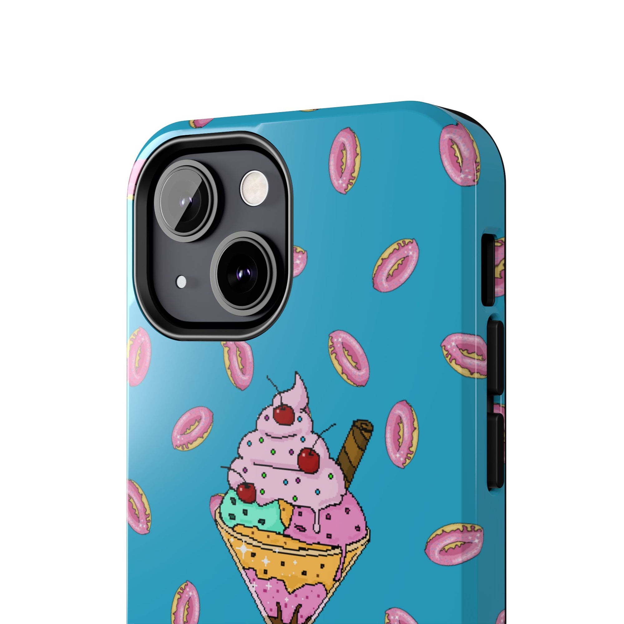 Cute Dessert Phone Cases, Fun iPhone Covers, Quirky Phone Accessories, Donut Lovers Gift, Ice Cream Phone Protector