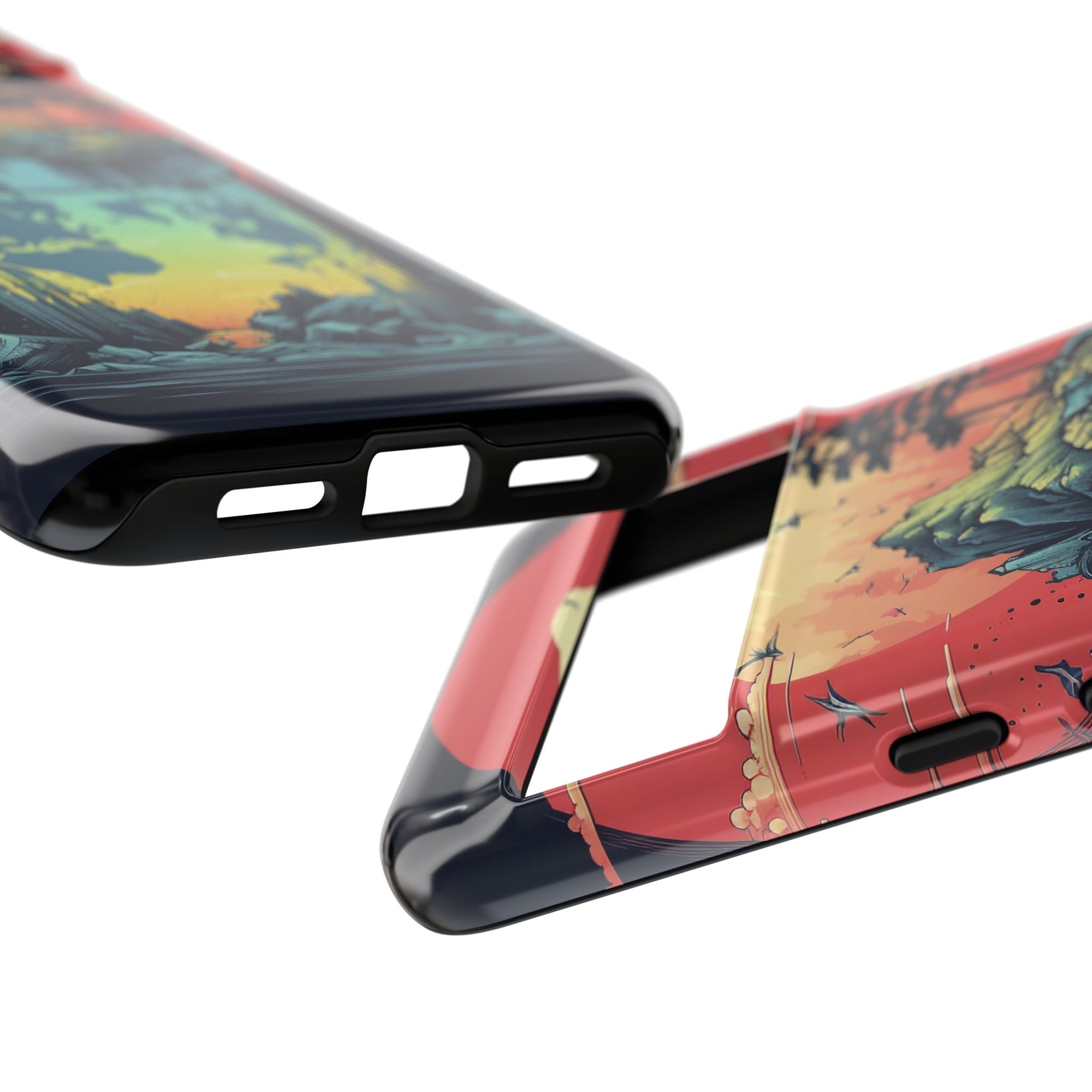 Vibrant Nature-Themed Phone Case, Tough Cases for Adventurers, Eco-Friendly, Trendy Phone Accessory, Great Gift for Nature Lovers
