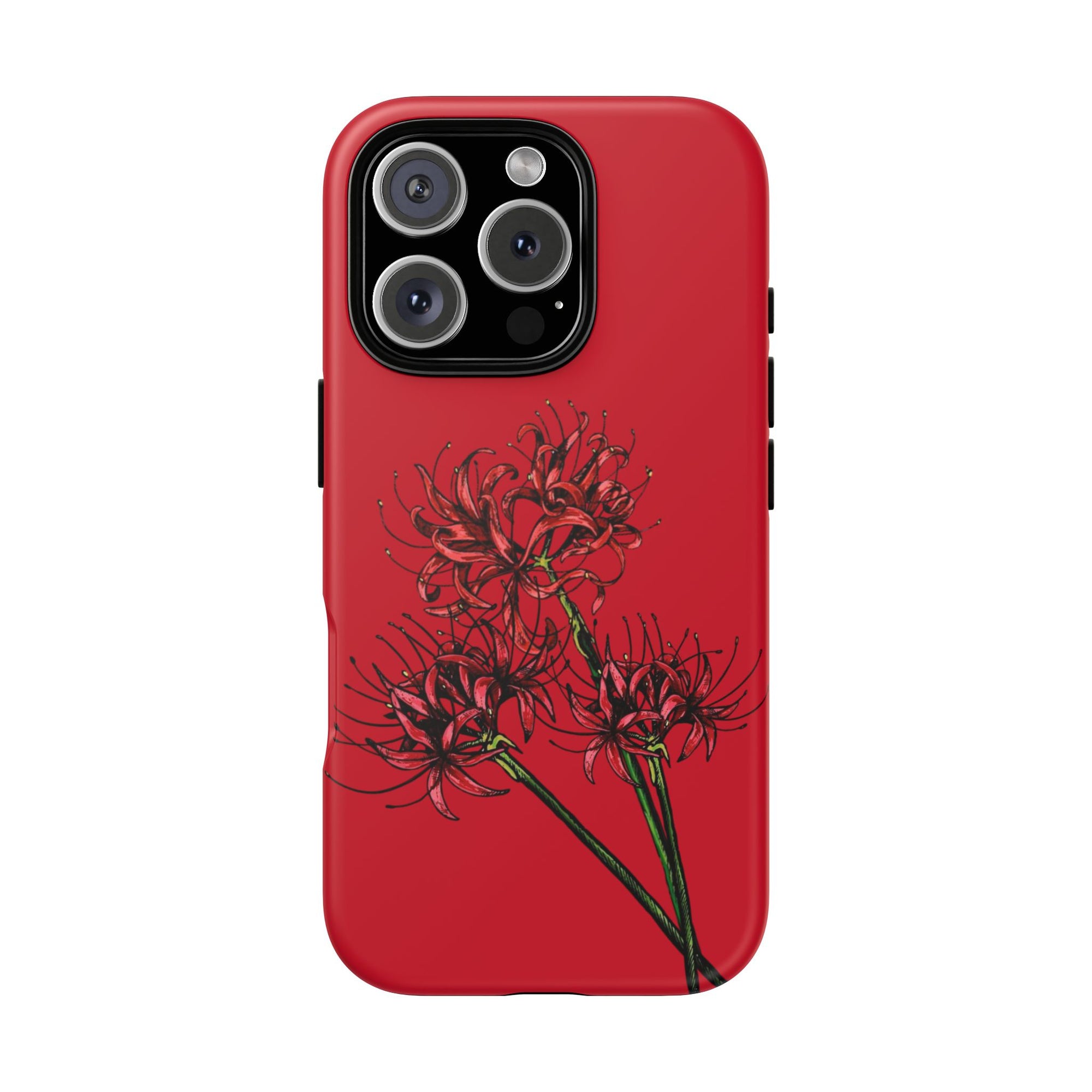 Floral Phone Case, Cute Durable Case for Plants Lovers, Stylish Tech Accessories, Gift for Her, Autumn Decor