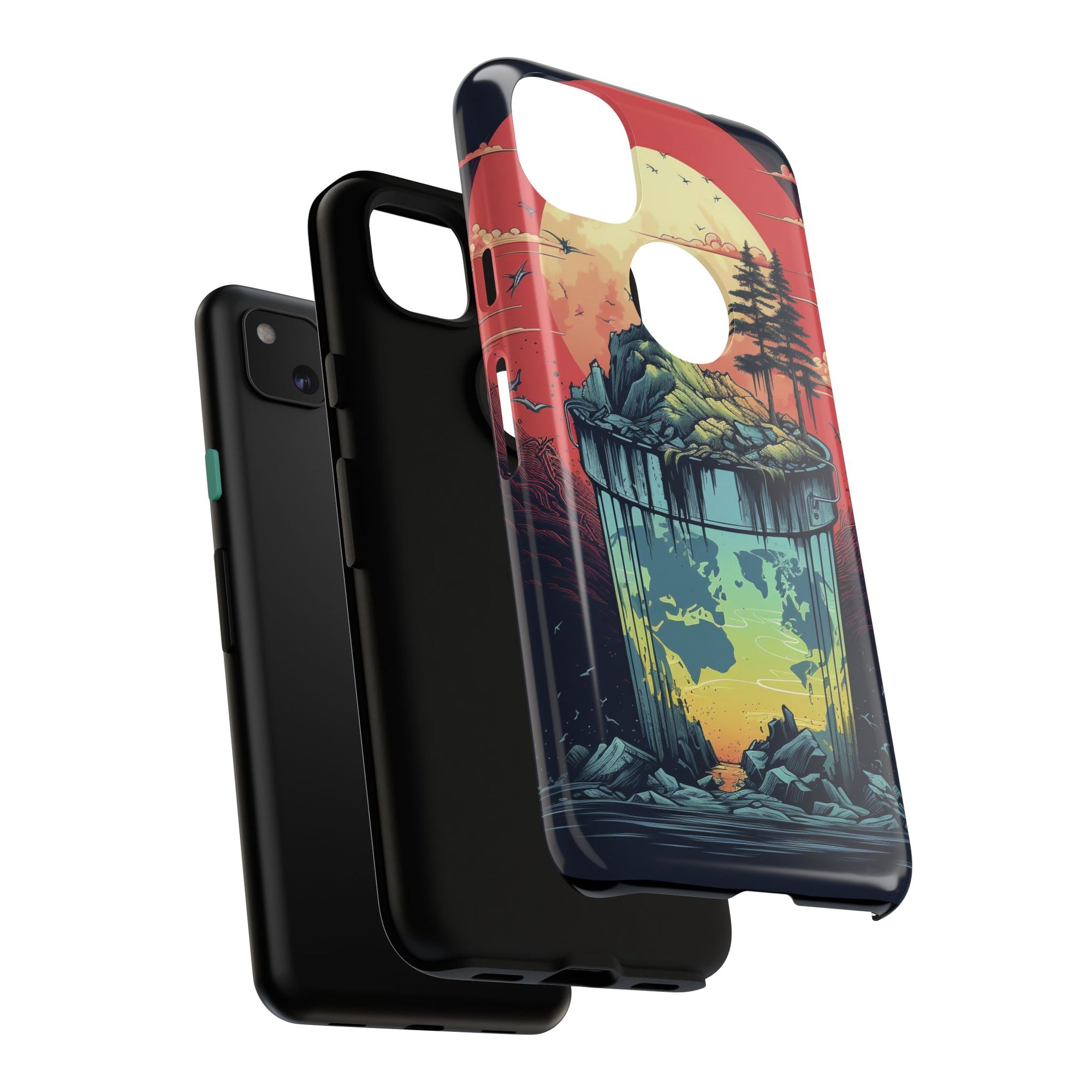 Vibrant Nature-Themed Phone Case, Tough Cases for Adventurers, Eco-Friendly, Trendy Phone Accessory, Great Gift for Nature Lovers