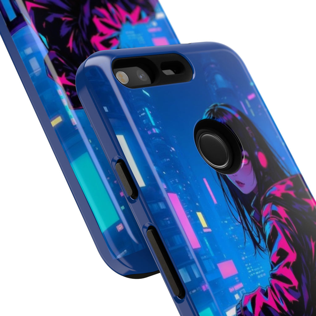 Futuristic Phone Case, Cyberpunk Aesthetic, Tough Phone Cover, Urban Style, Gift for Tech Lovers, Unique Phone Accessories, Streetwear [...]