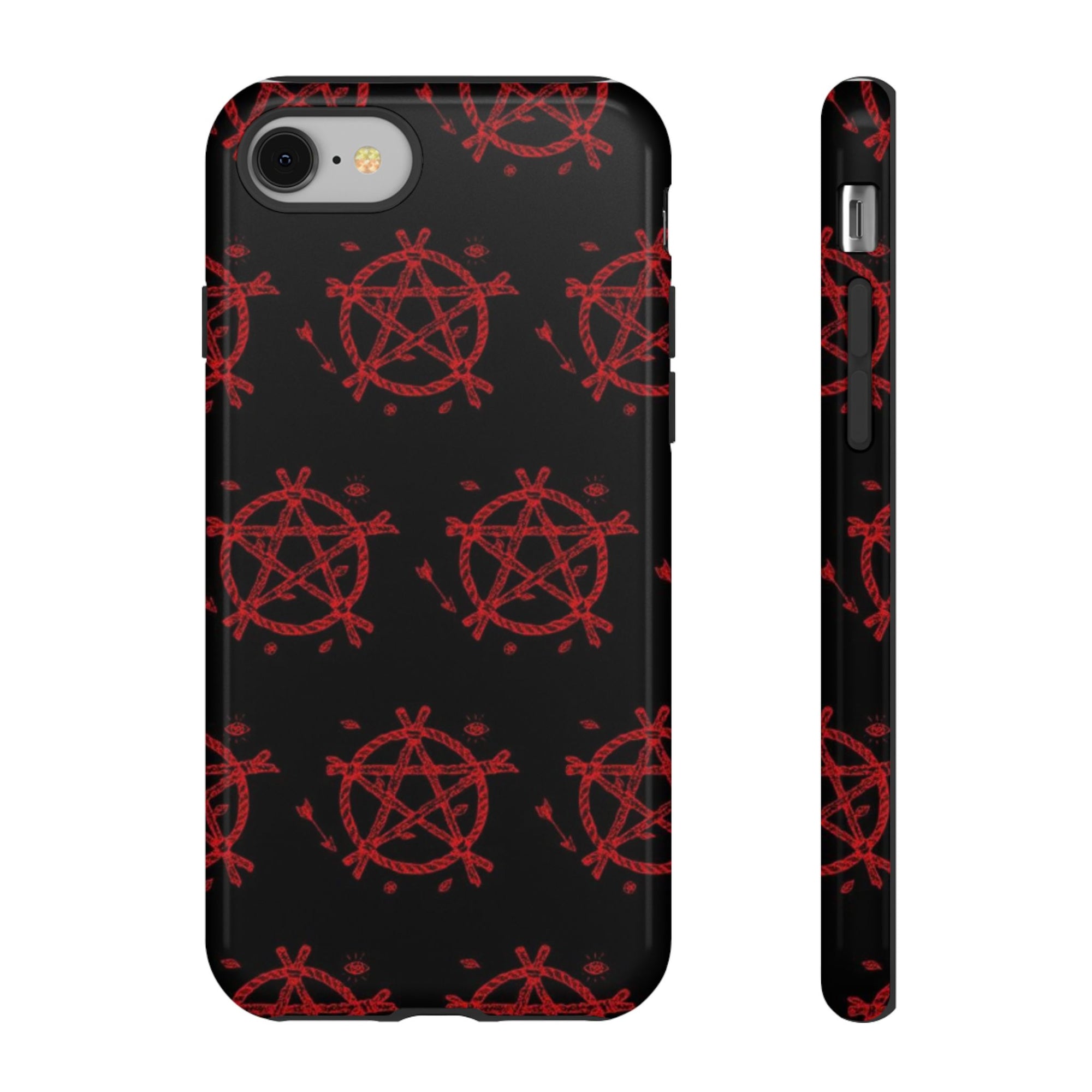 Anarchist iPhone Case, Tough Phone Cover, Punk Style Accessory, Unique Gift for Rebels, Goth Aesthetic Phone Case