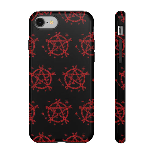 Anarchist iPhone Case, Tough Phone Cover, Punk Style Accessory, Unique Gift for Rebels, Goth Aesthetic Phone Case