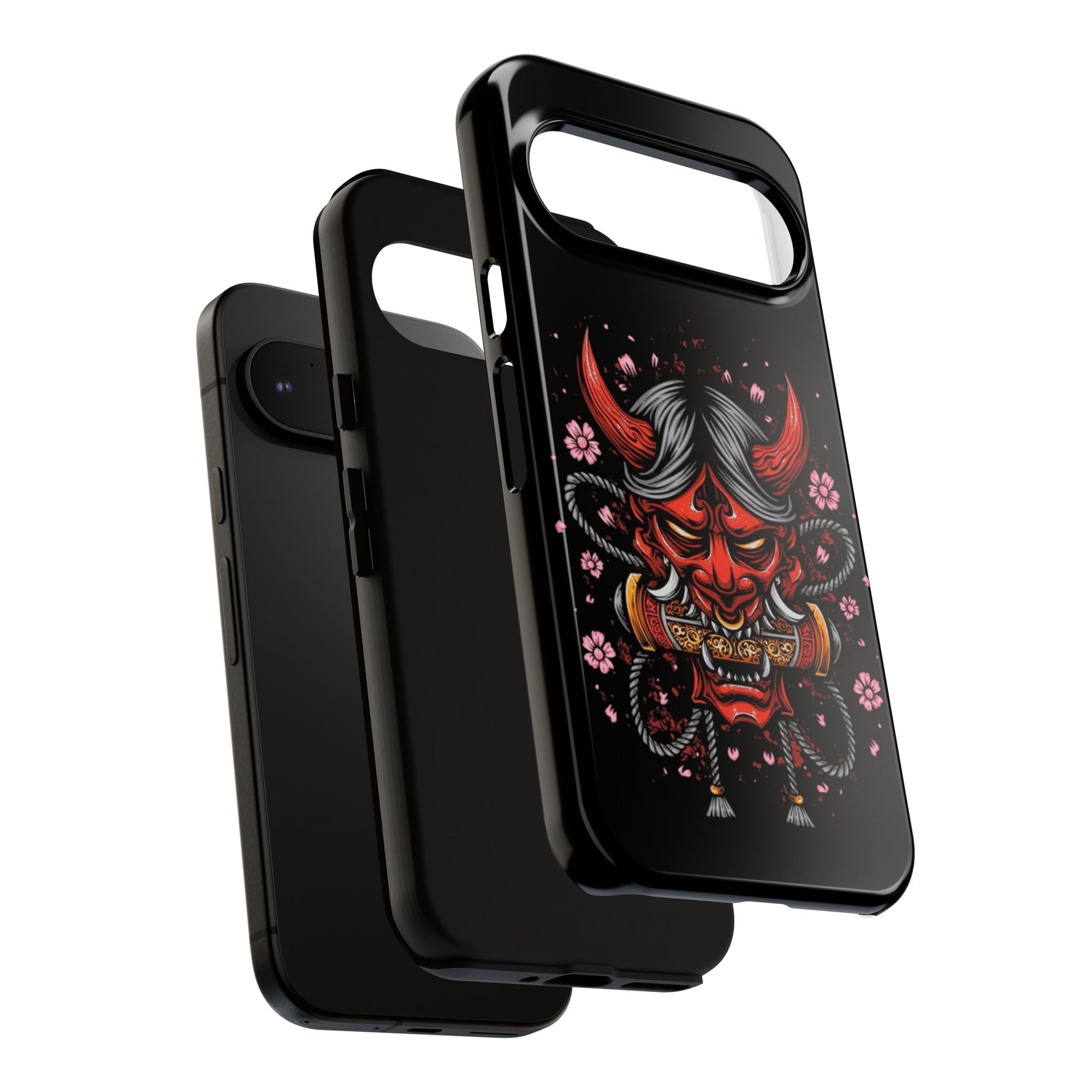 Tough Cases: Fierce Demon Phone Case, Edgy Phone Cover, Protect Your Device, Gift for Anime Fans, Unique Artwork Case