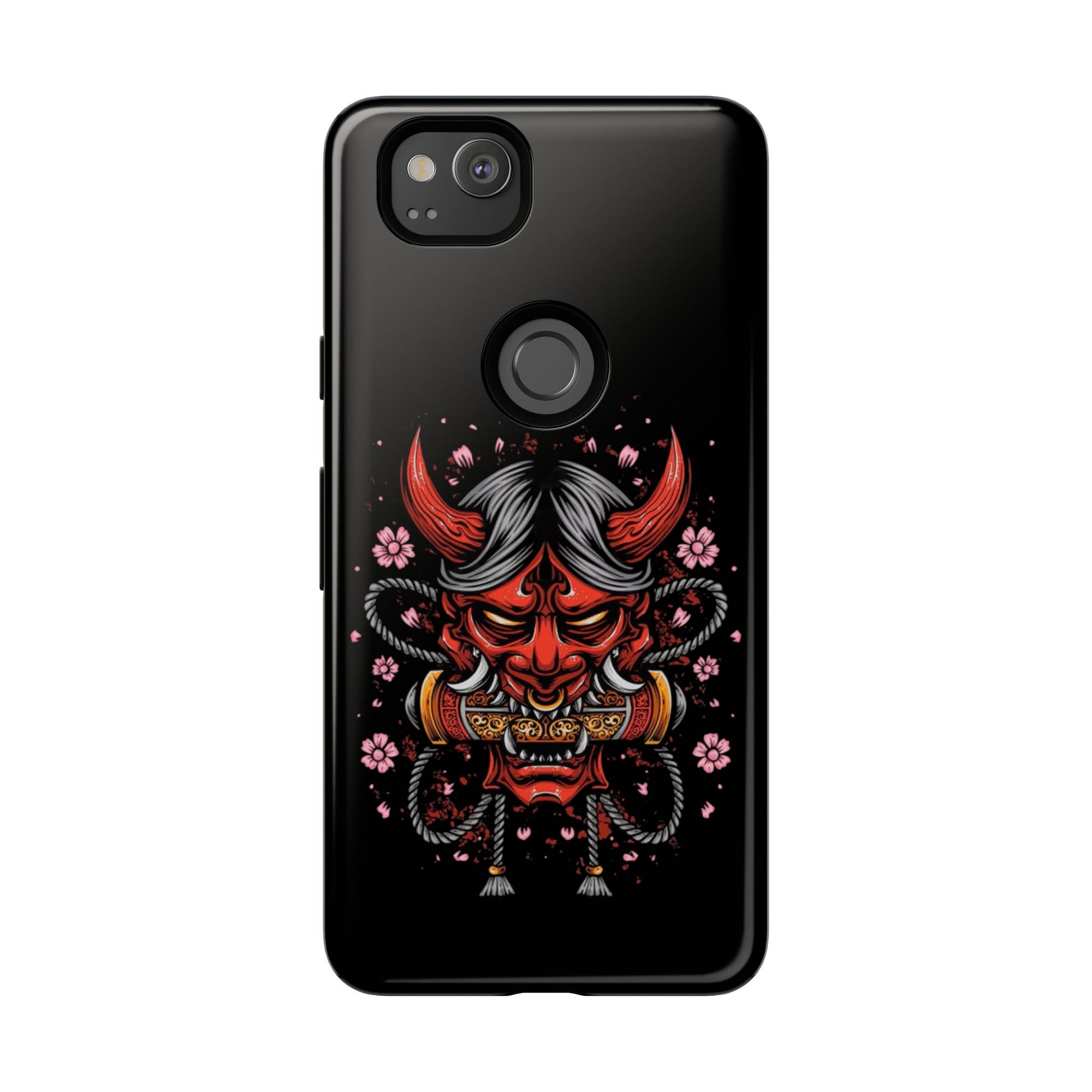 Tough Cases: Fierce Demon Phone Case, Edgy Phone Cover, Protect Your Device, Gift for Anime Fans, Unique Artwork Case