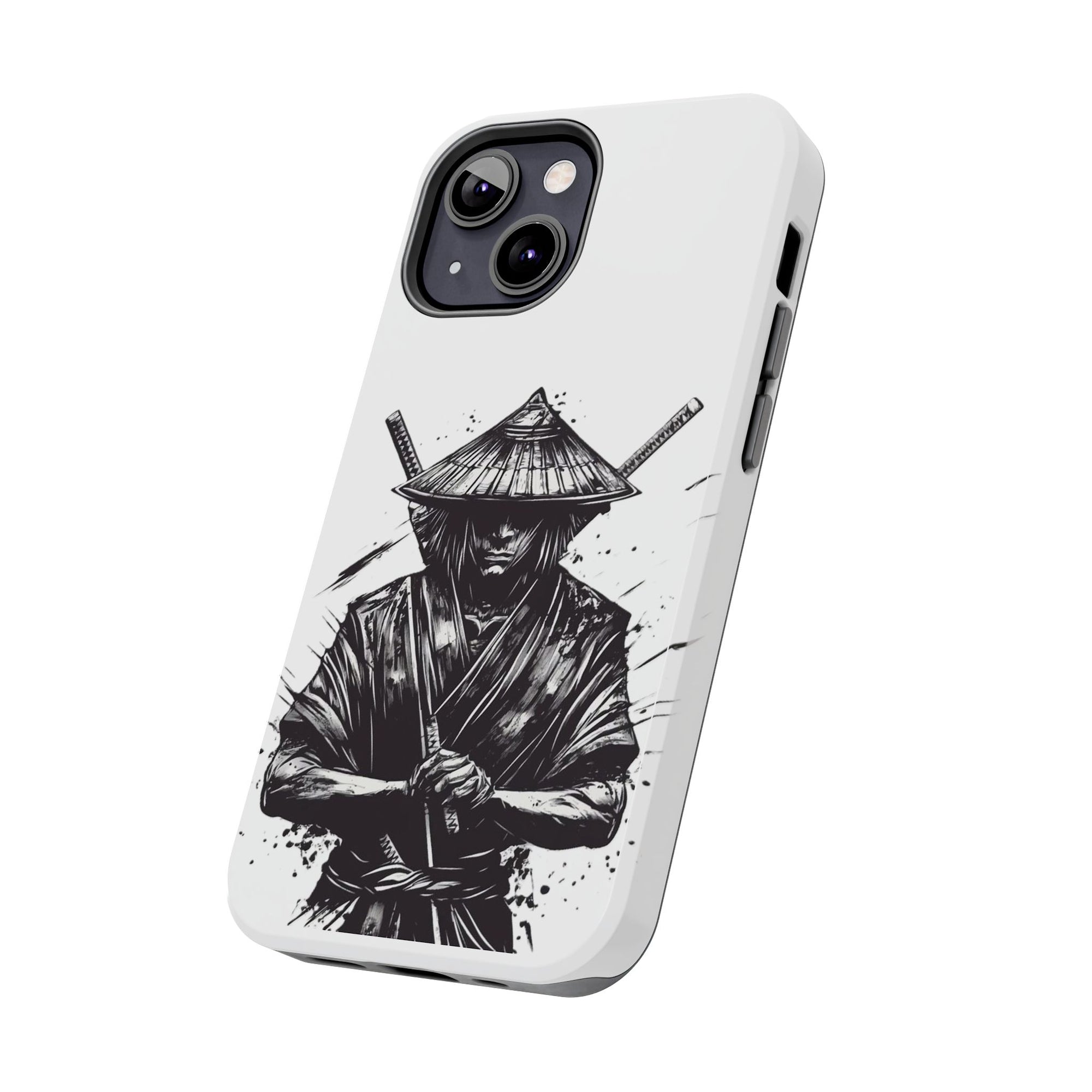 Samurai Tough Phone Cases, Rugged Smartphone Accessories, Durable Covers for Men, Unique Gifts for Him, Japanese Warrior Design